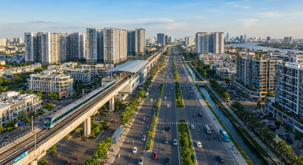 hạ tầng nam sài gòn